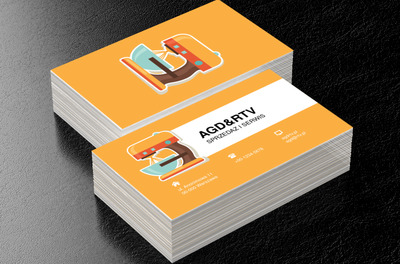 Kolorowy mikser, Sprzedaż, RTV i AGD - Wizytówki Netprint