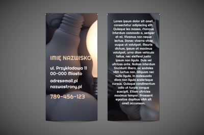 Minimalizm z iskrą energii, Budownictwo, Elektryk - Ulotki Netprint