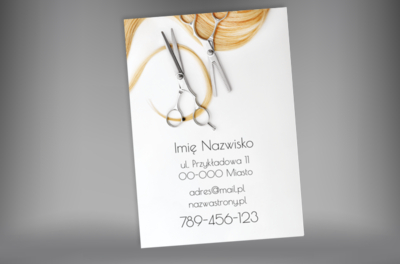 Ostrze w centrum uwagi, Zdrowie i uroda, Salon fryzjerski - Plakaty Netprint