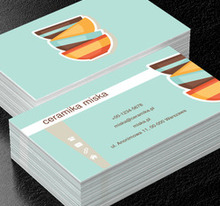 Kolorowe ceramiczne miseczki, Sprzedaż, Ceramika - Wizytówki Netprint