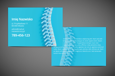 Twoje plecy w dobrych rękach, Medycyna, Fizjoterapia - Ulotki Netprint