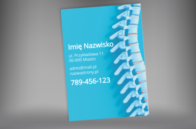 Twoje zdrowie w dobrych rękach, Medycyna, Fizjoterapia - Plakaty Netprint