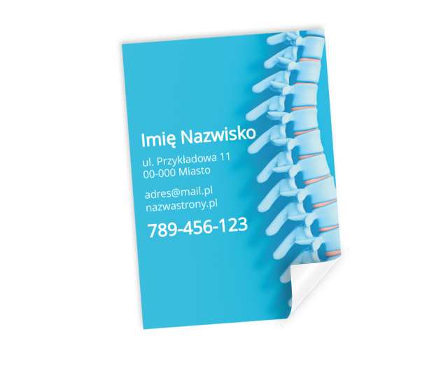 Twoje zdrowie w dobrych rękach, Medycyna, Fizjoterapia - Plakaty Netprint szablony online