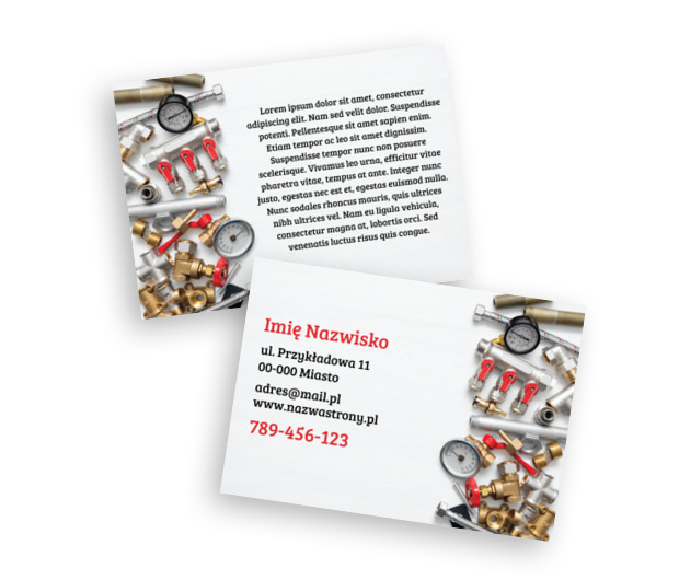 Fachowe podejście w każdym detalu, Usługi domowe, Hydraulik - Ulotki Netprint szablony online