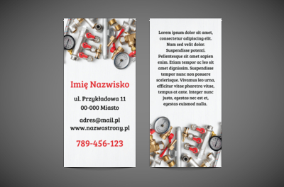 Skoncentrowani na rozwiązaniach, Usługi domowe, Hydraulik - Ulotki Netprint