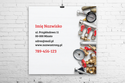 Fachowiec, którego warto znać, Usługi domowe, Hydraulik - Plakaty Wielkoformatowe Netprint