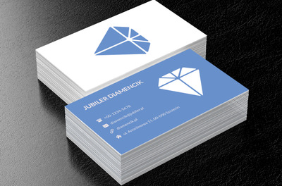 Niebieski diament, Sprzedaż, Jubiler - Wizytówki Netprint