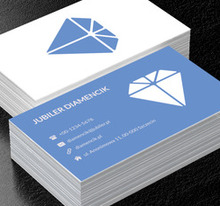 Niebieski diament, Sprzedaż, Jubiler - Wizytówki Netprint