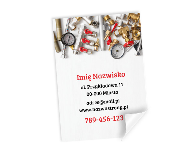 Instalacje i narzędzia na wyciągnięcie ręki, Usługi domowe, Hydraulik - Plakaty Netprint szablony online