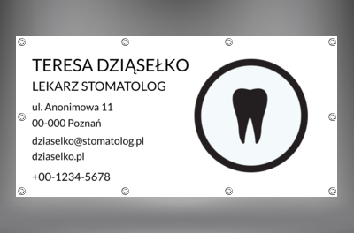Estetyka i precyzja w każdym uśmiechu, Medycyna, Stomatologia - Banery Netprint