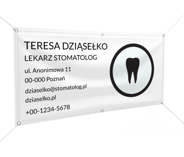 Estetyka i precyzja w każdym uśmiechu, Medycyna, Stomatologia - Banery Netprint szablony online