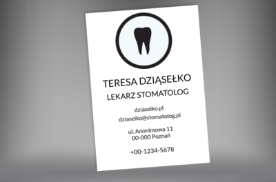 Symetria uśmiechu w nowoczesnej formie, Medycyna, Stomatologia - Plakaty Netprint