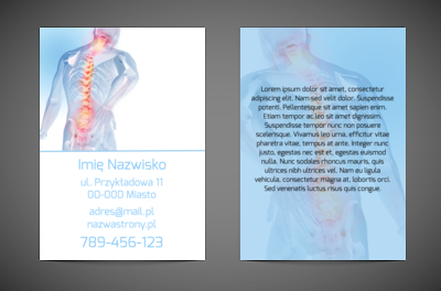 Linia napięcia w centrum uwagi, Medycyna, Rehabilitacja - Ulotki Netprint