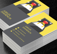 Pierścionek z brylantem, Sprzedaż, Jubiler - Wizytówki Netprint