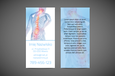 Przeciążenia pod kontrolą, Medycyna, Rehabilitacja - Ulotki Netprint