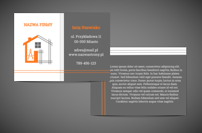Projekt domu jako wizytówka Twojej marki, Budownictwo, Architektura - Ulotki Netprint