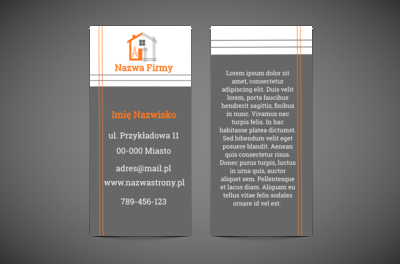 Profesjonalna oferta z rysunkiem koncepcyjnym, Budownictwo, Architektura - Ulotki Netprint