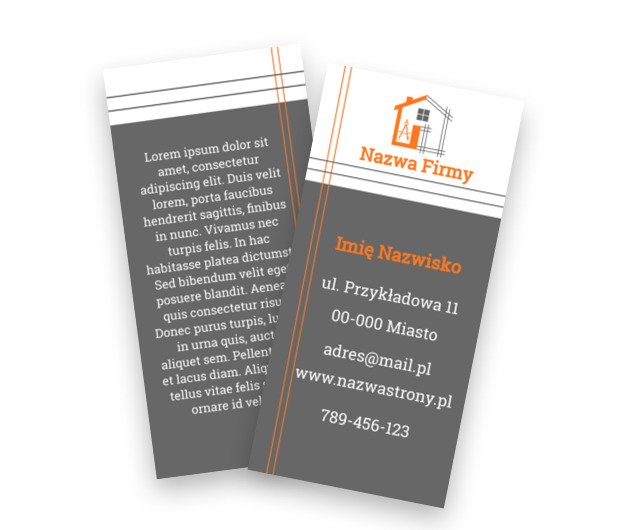 Profesjonalna oferta z rysunkiem koncepcyjnym, Budownictwo, Architektura - Ulotki Netprint szablony online