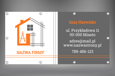 Widoczność Twojej marki z planem w tle, Budownictwo, Architektura - Banery Netprint