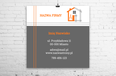 Komunikat wizualny w architektonicznym stylu, Budownictwo, Architektura - Plakaty Wielkoformatowe Netprint