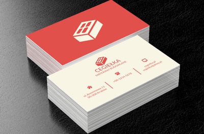 Jasna cegła, Sprzedaż, Materiały budowlane - Wizytówki Netprint