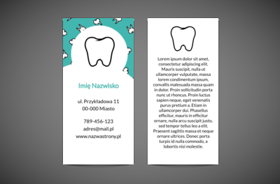 Zadbaj o pierwszy kontakt z pacjentem, Medycyna, Stomatologia - Ulotki Netprint