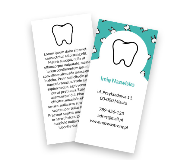 Zadbaj o pierwszy kontakt z pacjentem, Medycyna, Stomatologia - Ulotki Netprint szablony online