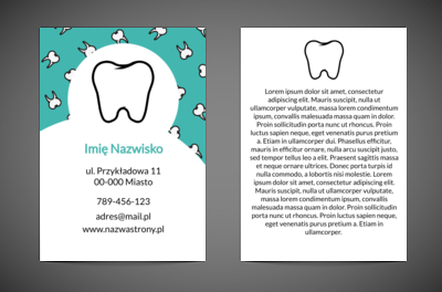 Uśmiech w centrum uwagi, Medycyna, Stomatologia - Ulotki Netprint