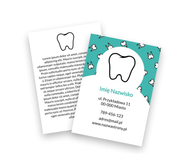 Uśmiech w centrum uwagi, Medycyna, Stomatologia - Ulotki Netprint szablony online