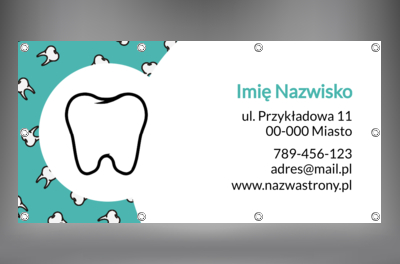 Widoczny uśmiech Twojej marki, Medycyna, Stomatologia - Banery Netprint