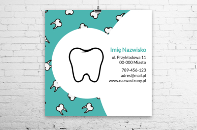 Profesjonalna estetyka na dużym formacie, Medycyna, Stomatologia - Plakaty Wielkoformatowe Netprint