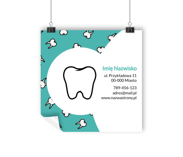 Profesjonalna estetyka na dużym formacie, Medycyna, Stomatologia - Plakaty Wielkoformatowe Netprint szablony online