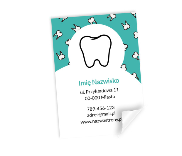 Nowoczesna identyfikacja Twojej praktyki, Medycyna, Stomatologia - Plakaty Netprint szablony online