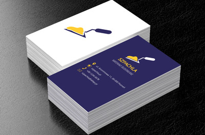 Granatowa szpachla z gipsem, Sprzedaż, Materiały budowlane - Wizytówki Netprint