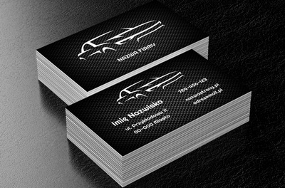 Dynamika i precyzja dla branży motoryzacyjnej, Motoryzacja, Dealer - Wizytówki Netprint