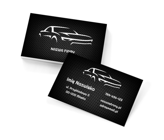 Dynamika i precyzja dla branży motoryzacyjnej, Motoryzacja, Dealer - Wizytówki Netprint szablony online