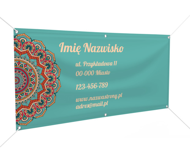 Orientalna energia w dużym formacie, Motywy, Tła i tekstury - Banery Netprint szablony online