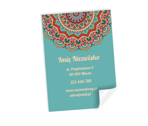 Mandala, która tworzy klimat, Motywy, Tła i tekstury - Plakaty Netprint szablony online