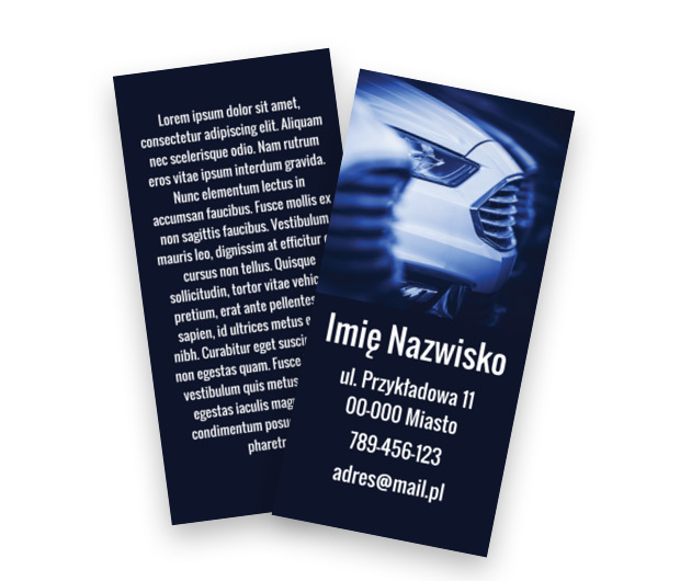 Kierunek: profesjonalizm, Motoryzacja, Mechanik - Ulotki Netprint szablony online