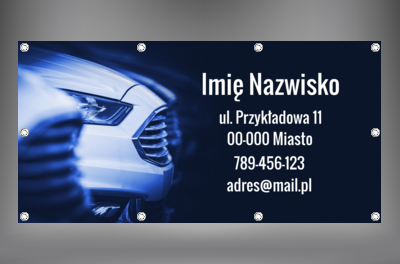 Twoja firma – widoczna z daleka, Motoryzacja, Mechanik - Banery Netprint