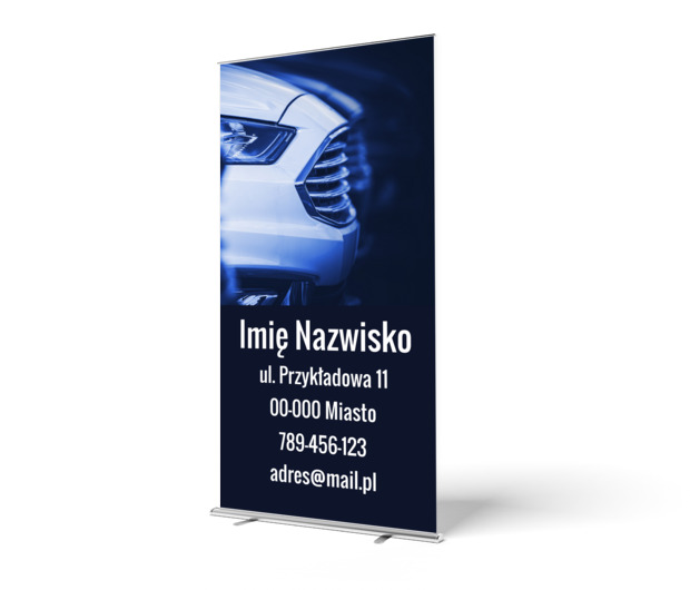 Serwis, który robi wrażenie, Motoryzacja, Mechnik - Roll-up Netprint szablony online