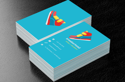 Kolorowy but, Sprzedaż, Obuwie - Wizytówki Netprint