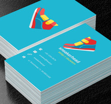 Kolorowy but, Sprzedaż, Obuwie - Wizytówki Netprint