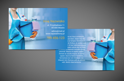 Porządek to Twoja specjalność, Usługi domowe, Firma Sprzątajaca - Ulotki Netprint