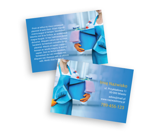 Porządek to Twoja specjalność, Usługi domowe, Firma Sprzątajaca - Ulotki Netprint szablony online