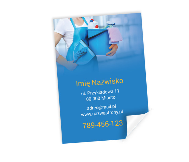 Usługi porządkowe na najwyższym poziomie, Usługi domowe, Firma sprzątająca - Plakaty Netprint szablony online