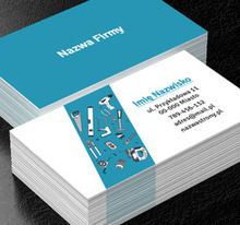 Graficzne narzędzia pracy, Budownictwo, Wynajem sprzętu - Wizytówki Netprint