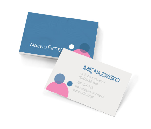 Równowaga form i koloru, Motywy, Uniwersalne - Wizytówki Netprint szablony online