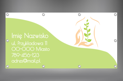 Siła zdrowia w naturze, Medycyna, Masażysta - Banery Netprint