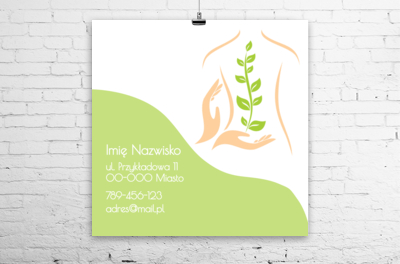 Spokój, zdrowie i natura, Medycyna, Masażysta - Plakaty Wielkoformatowe Netprint